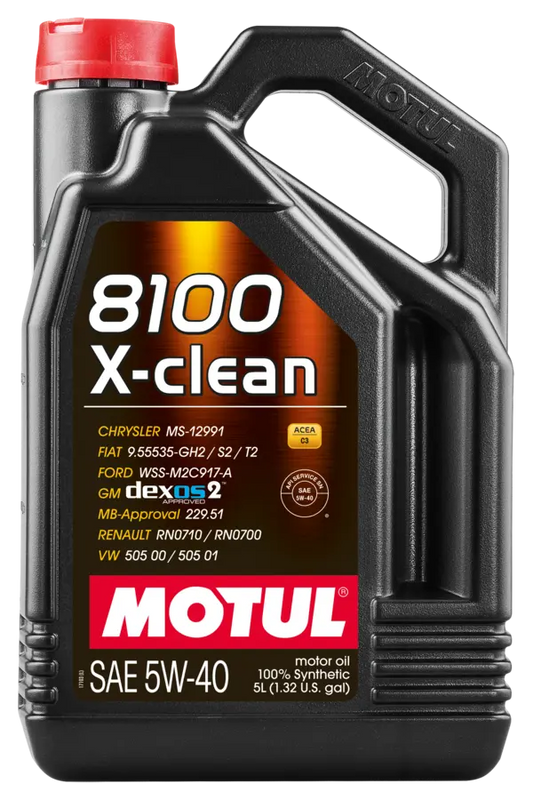 MOTUL 8100 X-CLEAN 5W-40