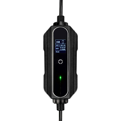 EV portable charging cable Type 2 to schuko with controlbox 16A-adjustable