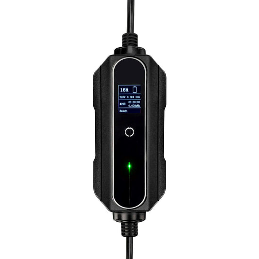 EV portable charging cable Type 2 to schuko with controlbox 16A-adjustable