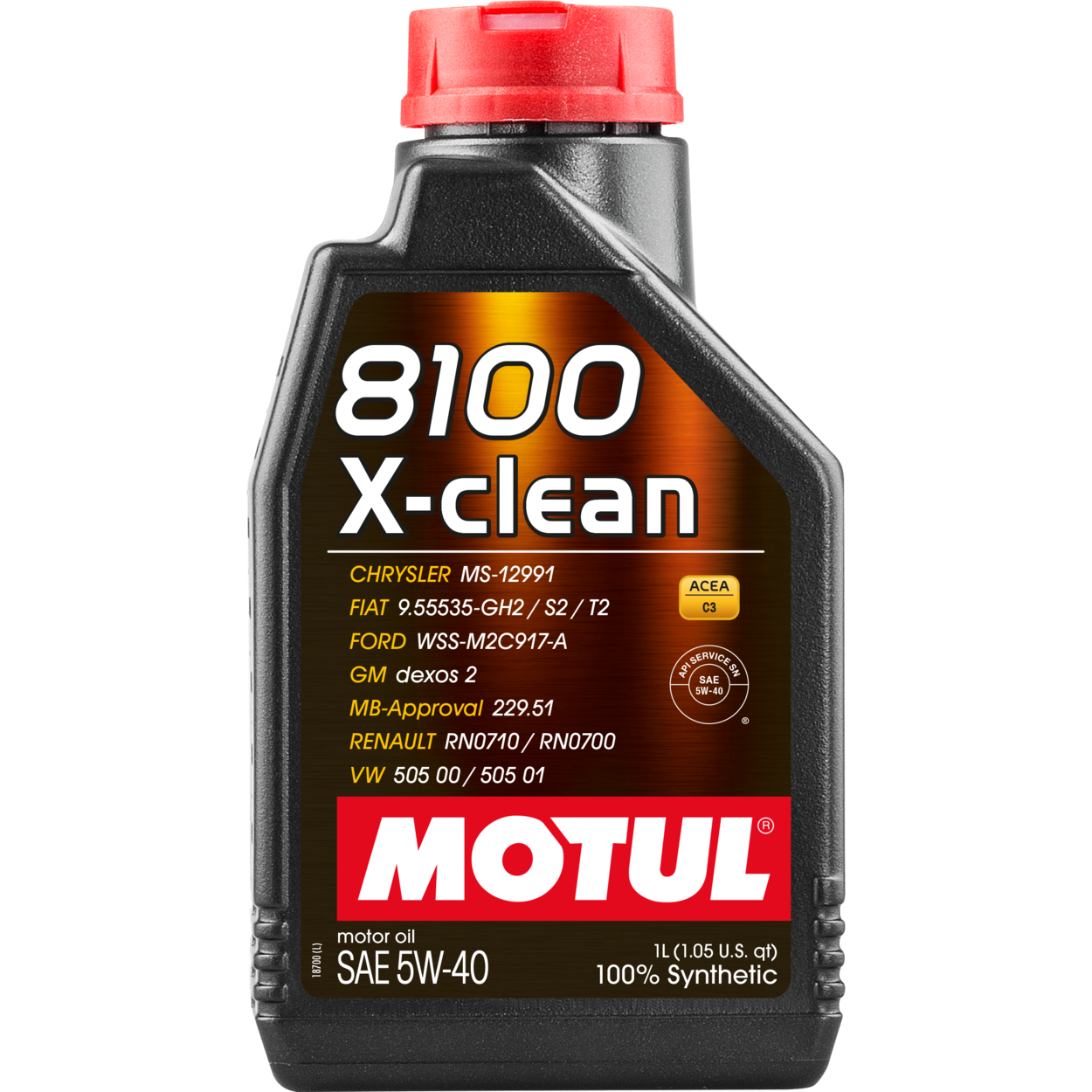 MOTUL 8100 X-CLEAN 5W-40